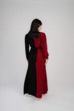 Palestinian dress with side embroidery - Image 2