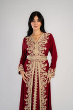 Istikbal abaya with aghbani hand-embroiderey - Image 4