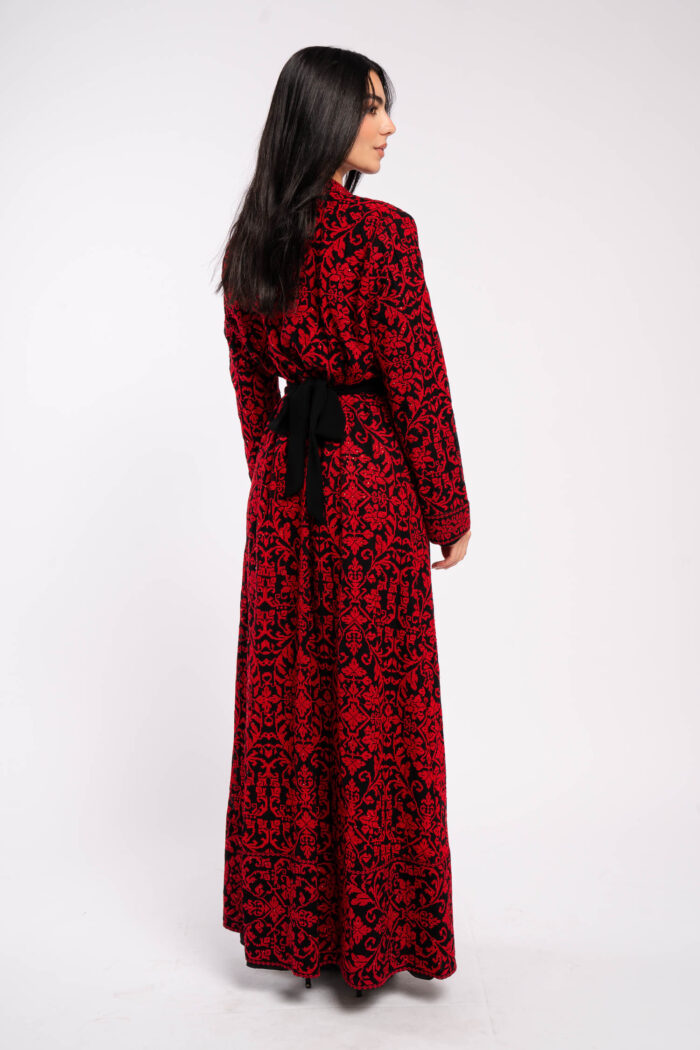 Fully embroidered palestinian dress - Image 4