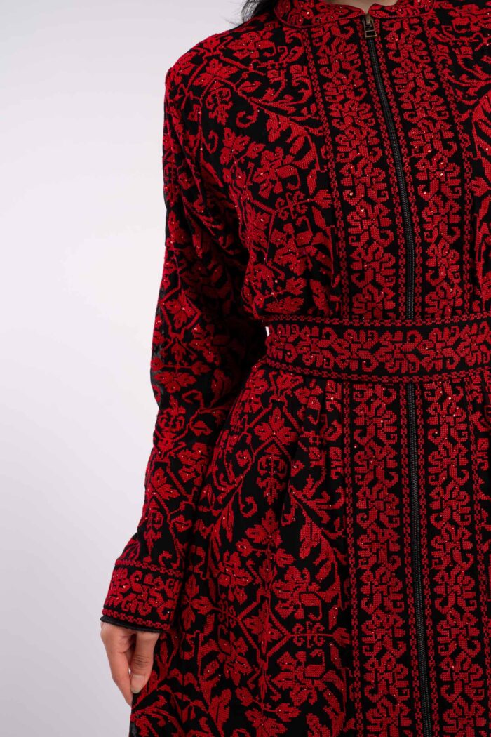 Fully embroidered palestinian dress - Image 3