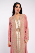 Moroccan kaftan with aghbani embroidery - Image 15