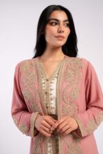 Moroccan kaftan with aghbani embroidery - Image 10