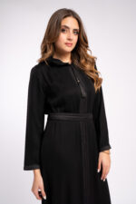 عباية اسود خروج مفتوحة - Image 20