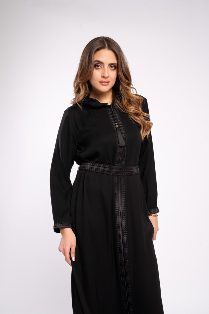عباية اسود خروج مفتوحة - Image 19