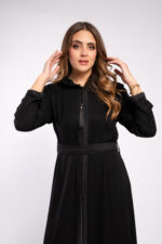 عباية اسود خروج مفتوحة - Image 18