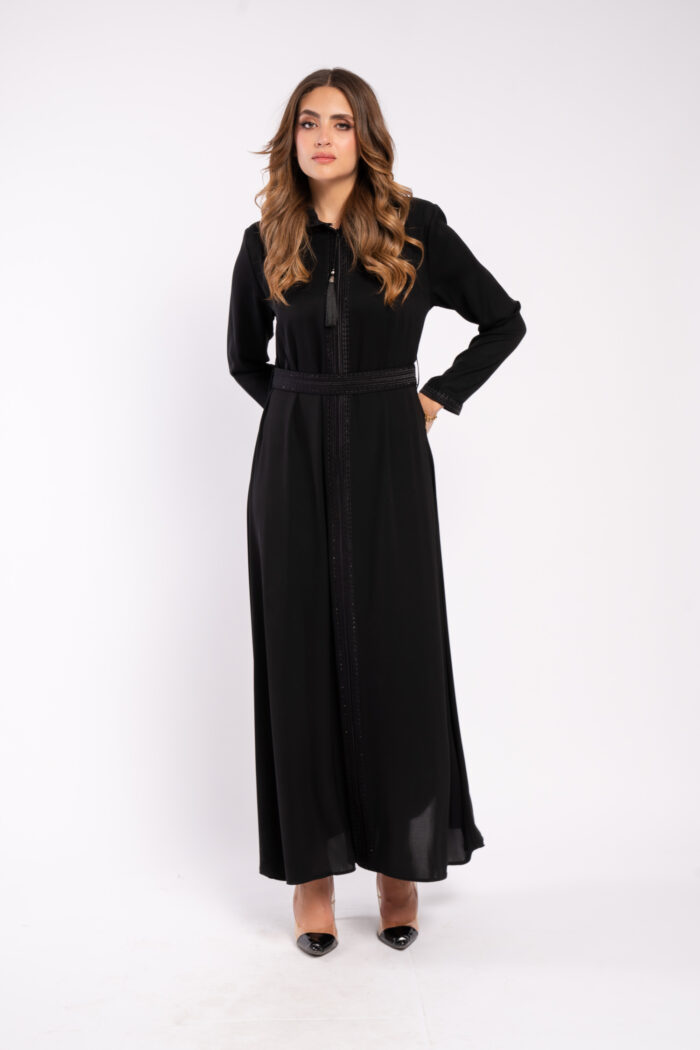 عباية اسود خروج مفتوحة - Image 8