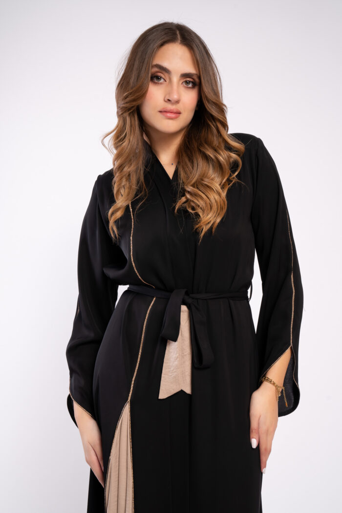 عباية اسود خروج لونين - Image 1