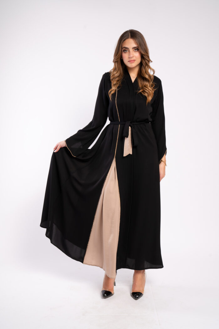 عباية اسود خروج لونين - Image 2