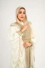 عباية إستقبال خليجي بكم واسع تطريز يدوي - Image 3