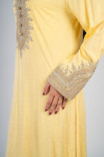 Moroccan cotton kaftan with hood - Image 4