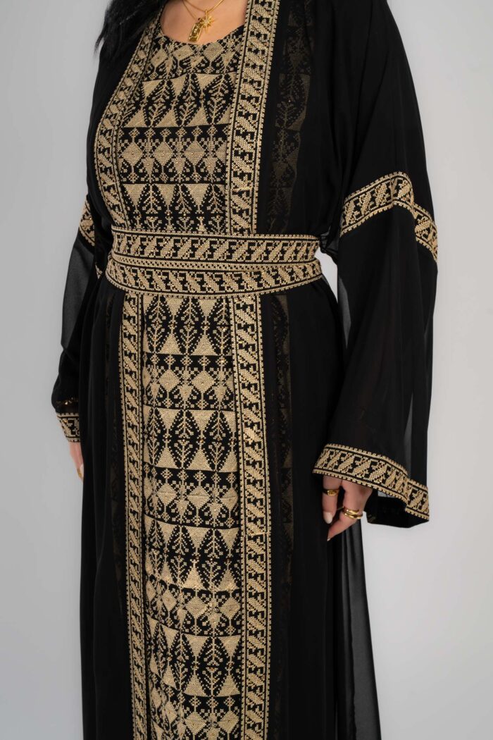 Two-piece dress with palestinian embroidery - Image 3