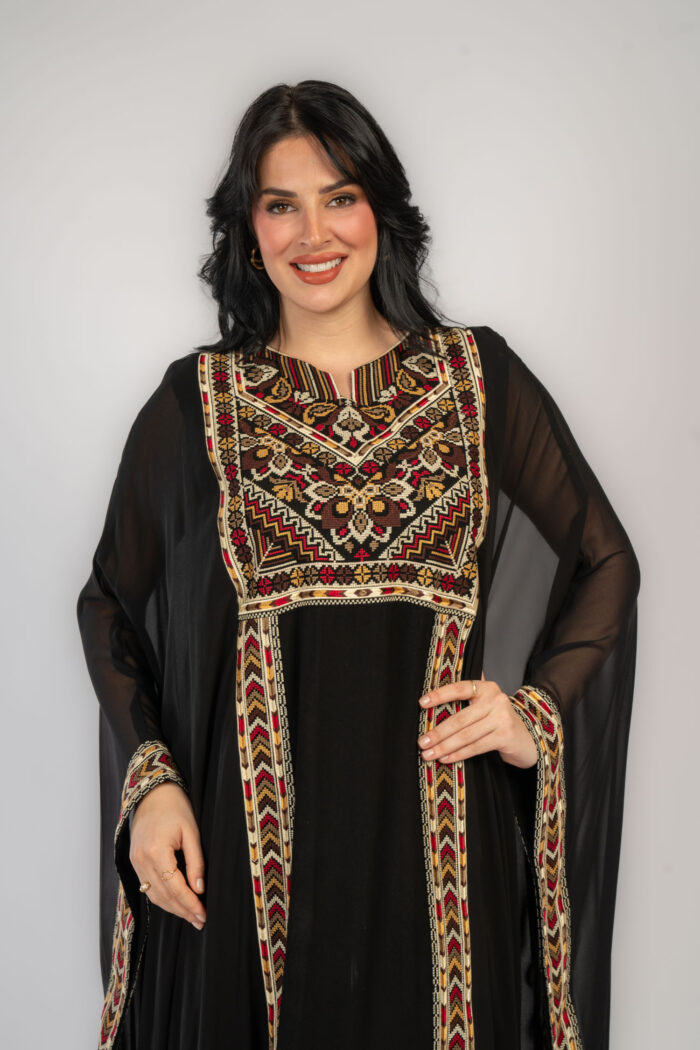 فستان فراشة بالتطريز الفلسطيني - Image 7